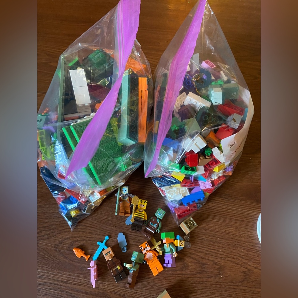 Lego Assorted Colorful Building Blocks with Figures